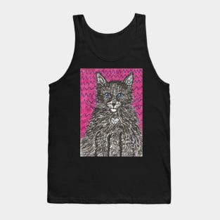 Black kitten Tank Top